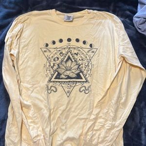 Womens Long sleeve comfy colors tee